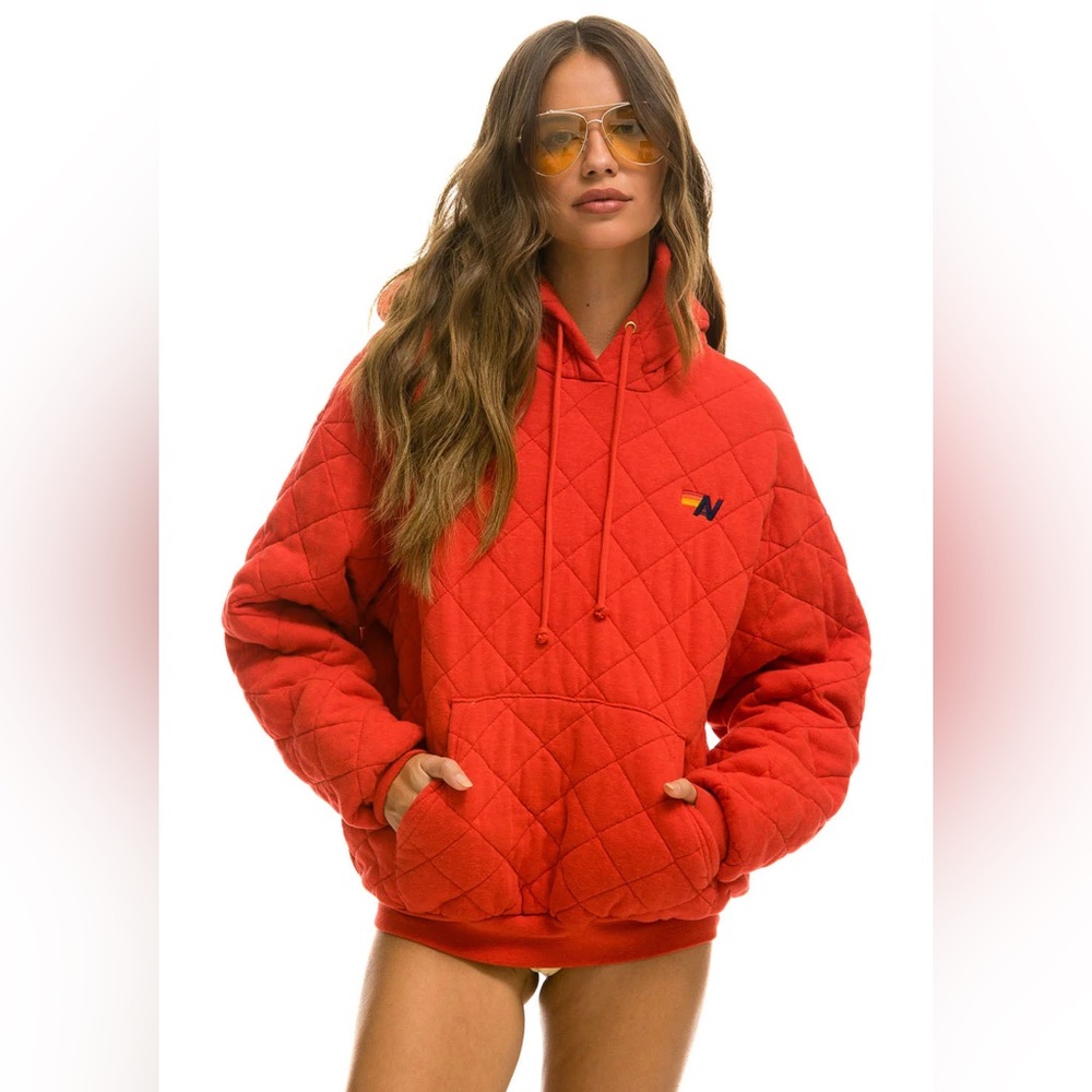 Aviator Nation Quilted Hoodie